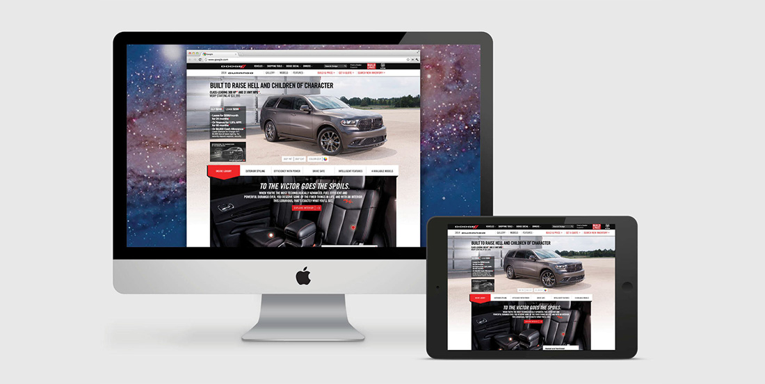 Dodge Website Screenshot